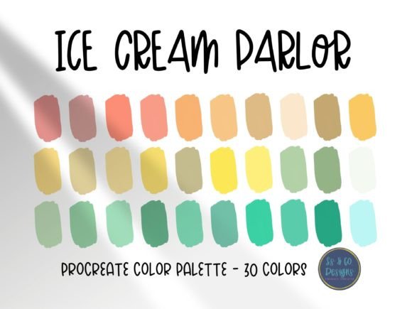 Exploring the Ice Cream Parlor Procreate Color Palette: A Practical Guide for Digital Artists