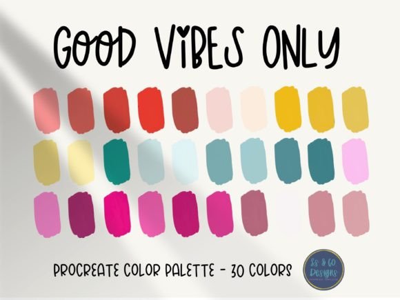 Good Vibes Only Procreate Color Palette: A Review for Digital Artists