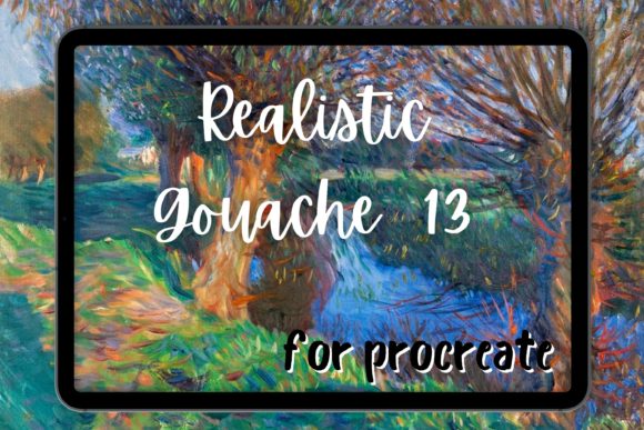 Mastering Digital Texture: A Deep Dive into the Procreate Gouache Brush 13 Semi Dry Wash