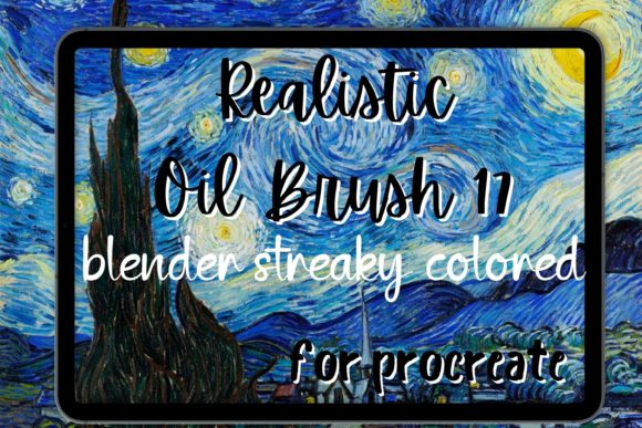 Mastering Realistic Texture with Procreate Oil Brush 16 Streaky Colored B