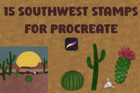 Unlocking Creative Potential with 15 Southwest Stamps for Procreate