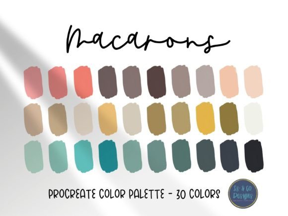 Unlocking Sweet Aesthetics with the Macarons Procreate Color Palette
