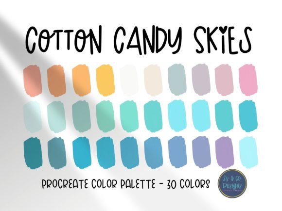Unlocking Whimsy: How the Cotton Candy Procreate Color Palette Transforms Digital Art